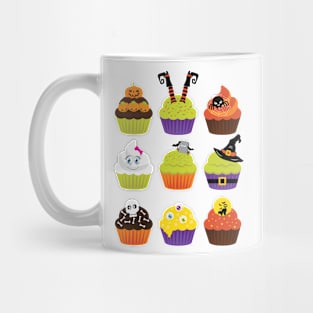 'Yummy Halloween Cupcakes' Halloween Cupcakes Mug